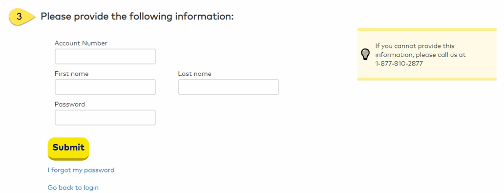 Accessing MyAccount